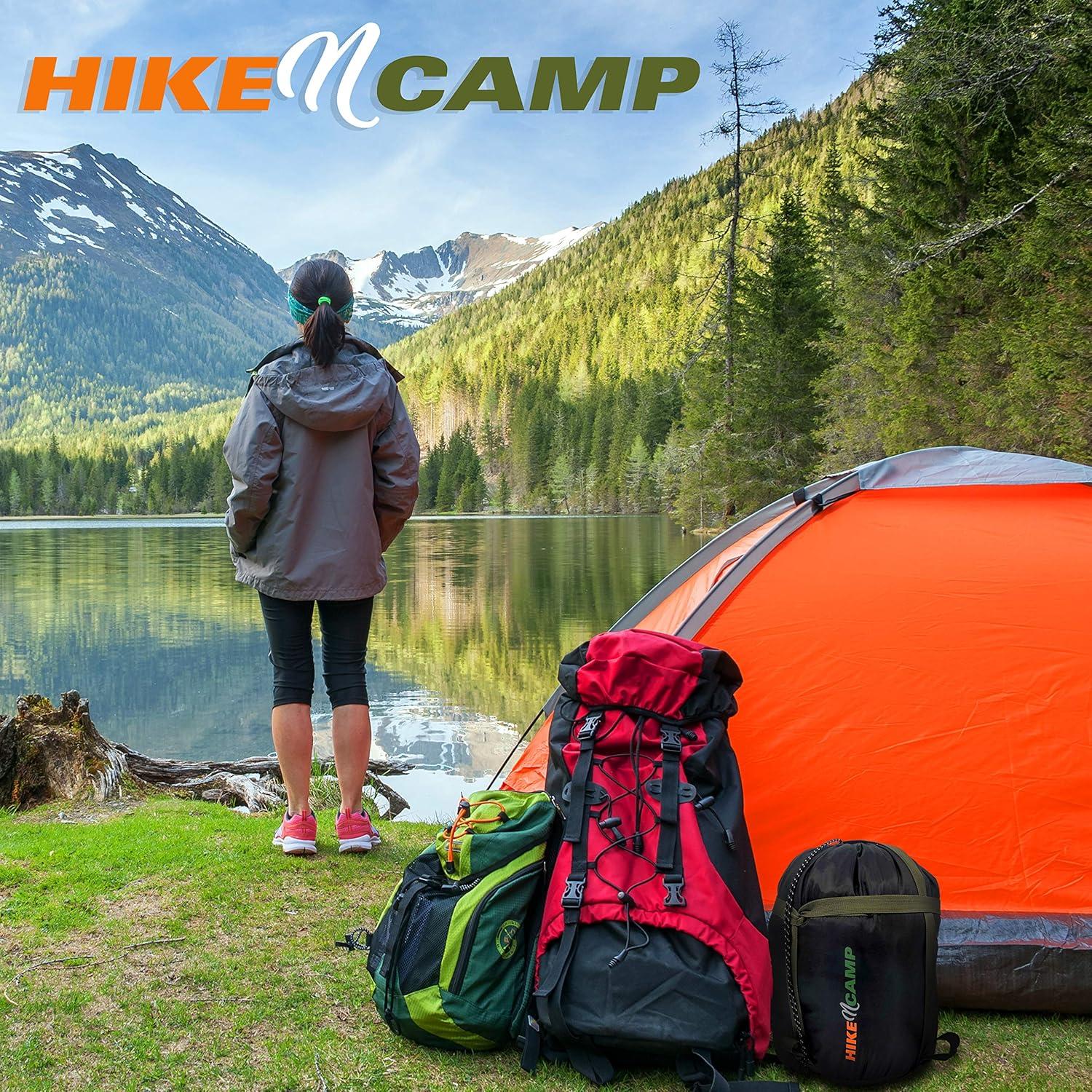 Saco de dormir doble SereneLife impermeable para 2 personas