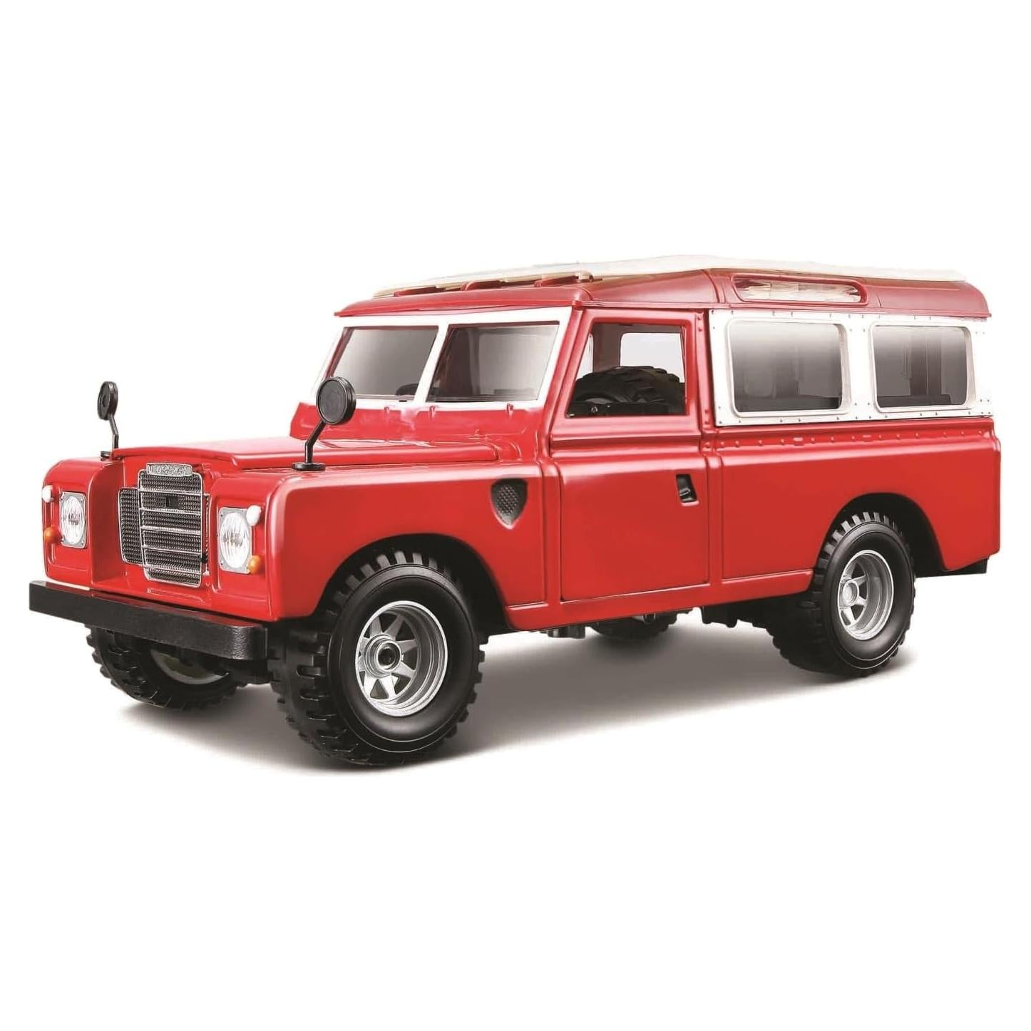 Bburago Land Rover 1:25 Escala Azul Metal Fundido