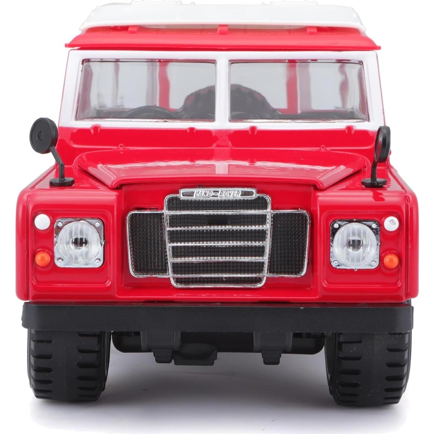 Bburago Land Rover 1:25 Escala Azul Metal Fundido