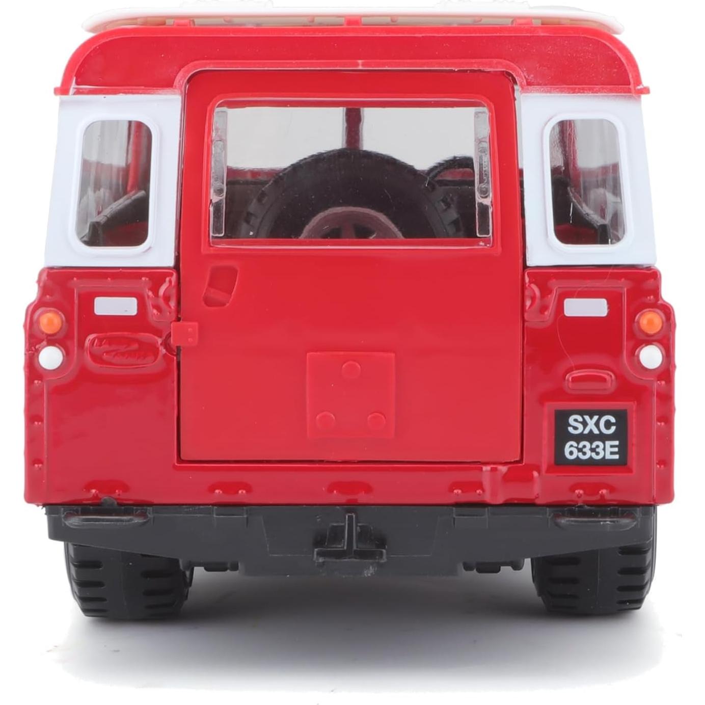 Bburago Land Rover 1:25 Escala Azul Metal Fundido