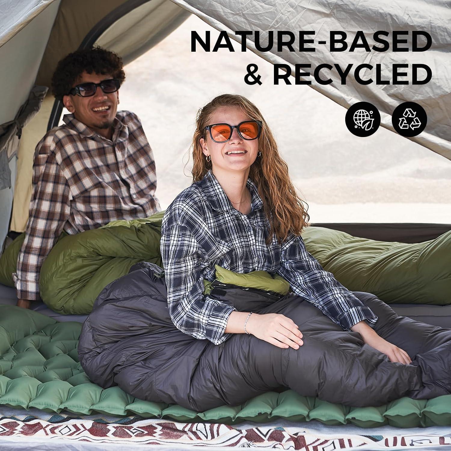 Saco de dormir ATEPA ELEMENTS 450 momia 1 kg impermeable