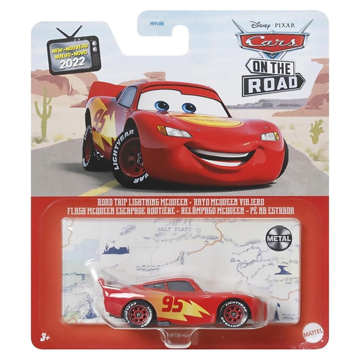 Auto de Juguete Rayo McQueen 1:55 Mattel Cars Disney