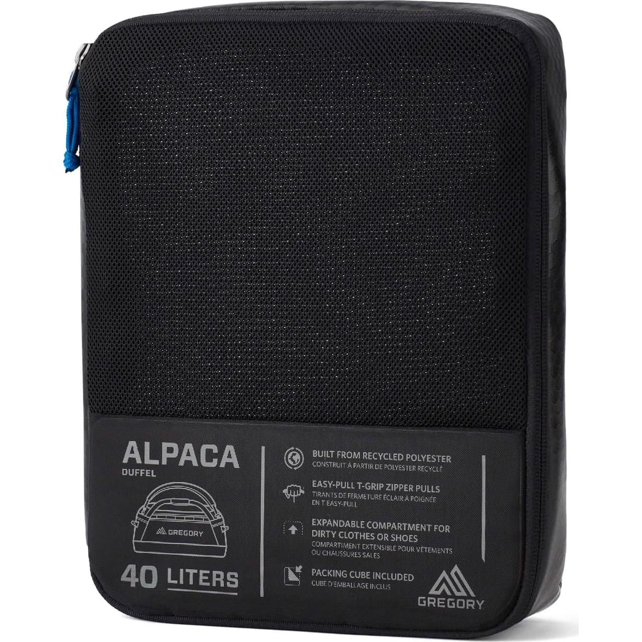 Bolsa de viaje Gregory Alpaca 40L impermeable con cubo de embalaje