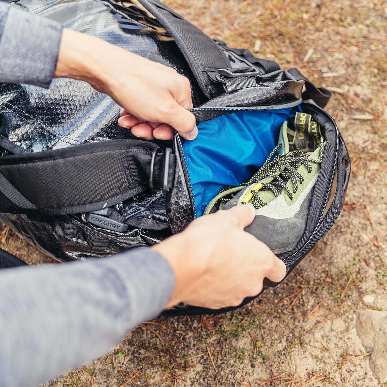 Bolsa de viaje Gregory Alpaca 40L impermeable con cubo de embalaje
