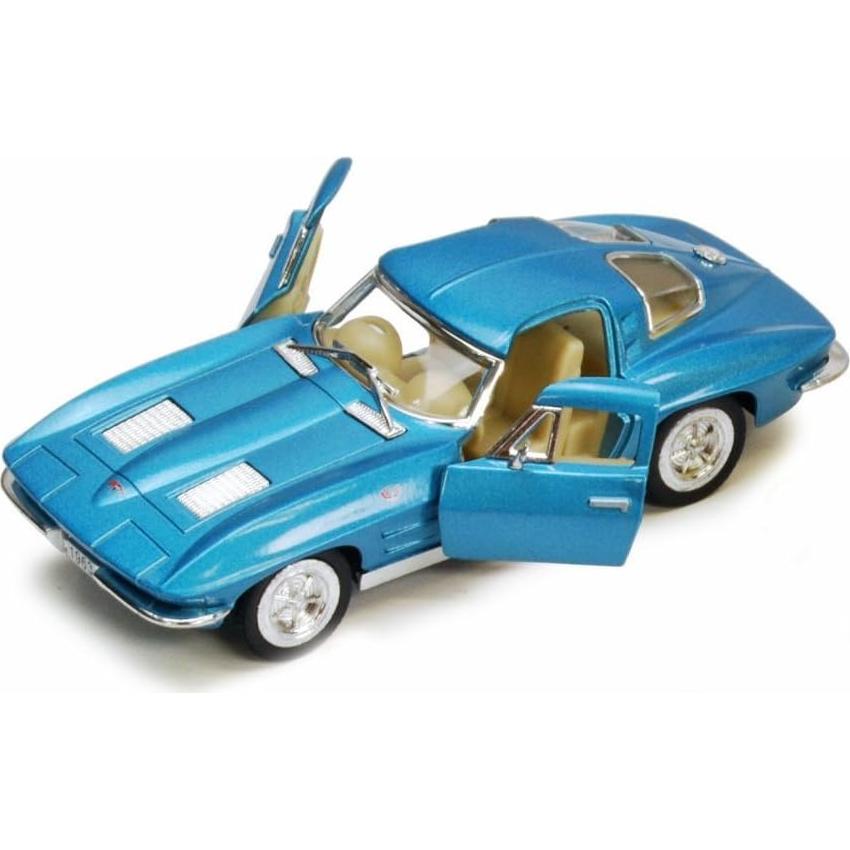 Set de 4 Modelos de Coche Kinsmart 1963 Corvette 1/36