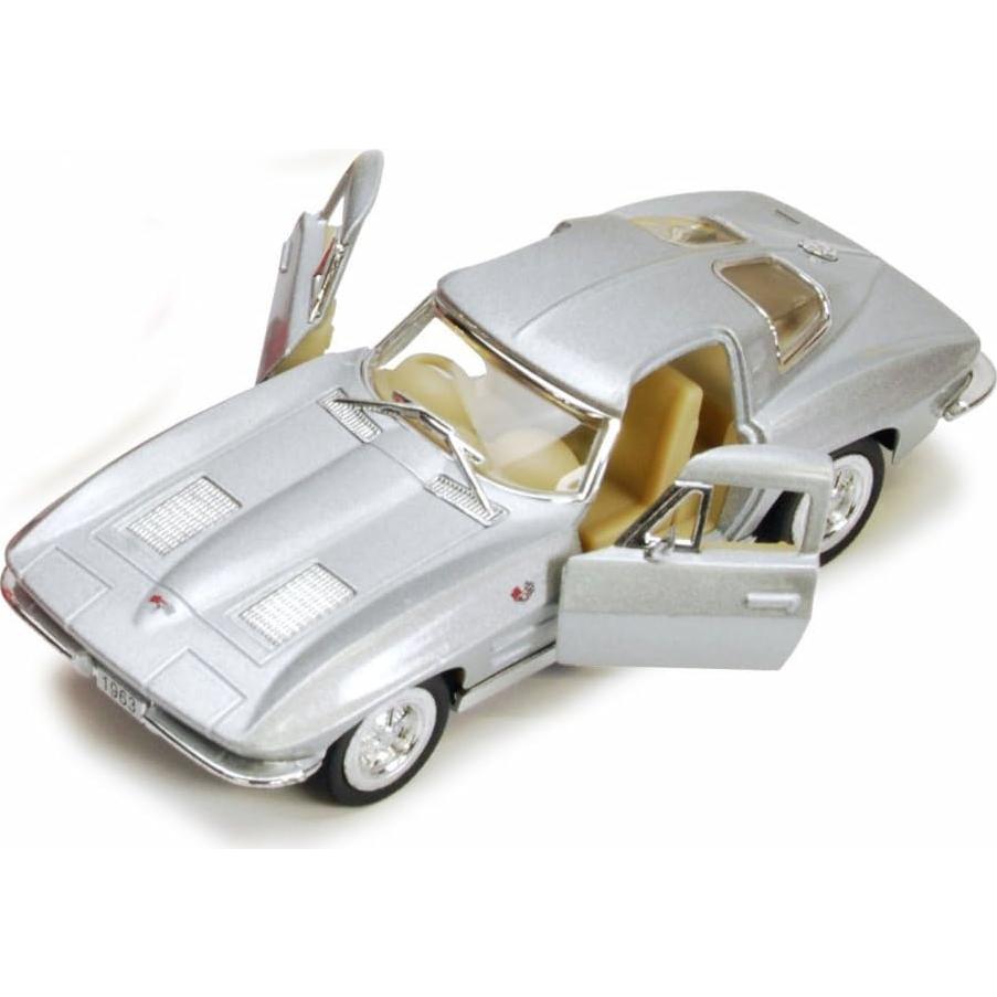 Set de 4 Modelos de Coche Kinsmart 1963 Corvette 1/36