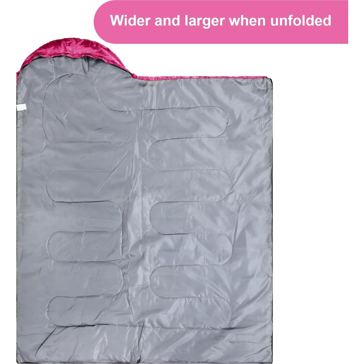 Sacos de Dormir Tudomro 2 Pcs Impermeables 210x75 cm