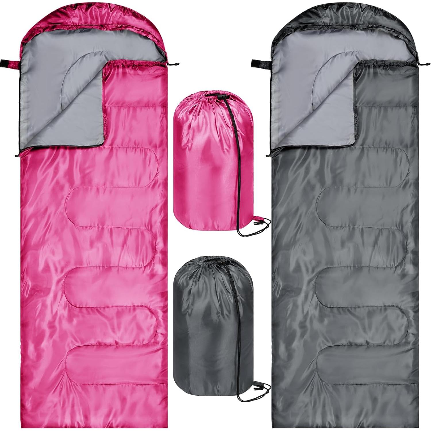 Sacos de Dormir Tudomro 2 Pcs Impermeables 210x75 cm
