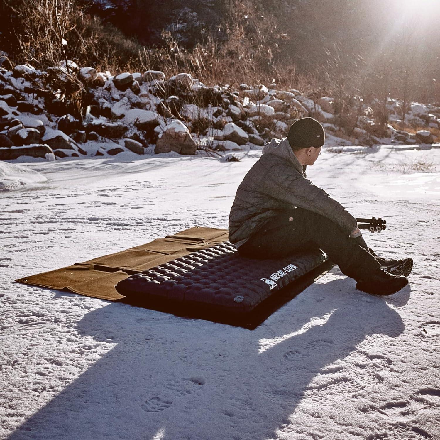 Colchón Inflable OneTigris Obsidian 189x63cm Aislado 5.2R