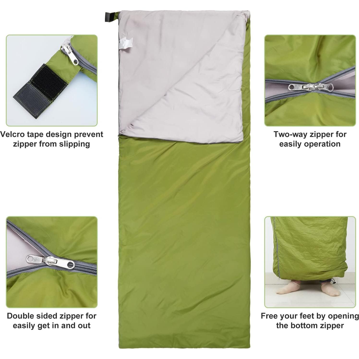 Saco de Dormir Ultraligero AGEMORE 190x75 cm Impermeable