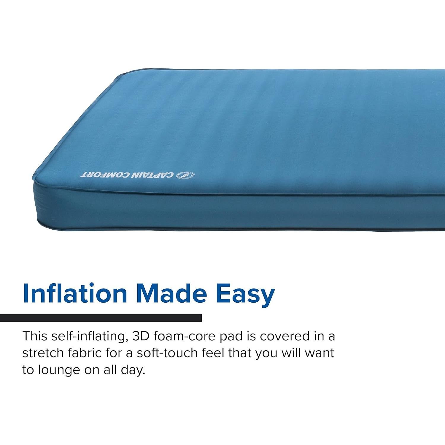 Colchón Autoinflable Big Agnes Captain Comfort Deluxe 41x72cm