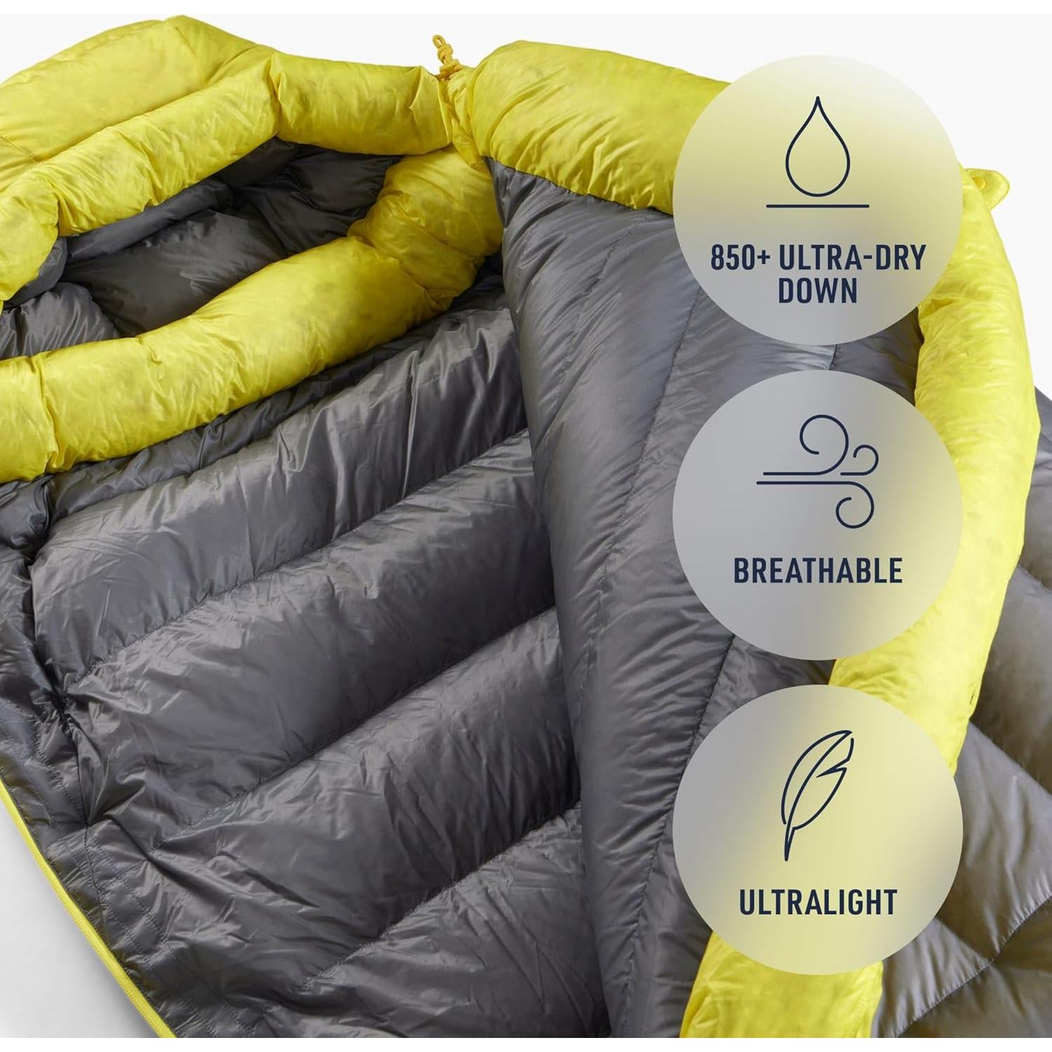 Saco de dormir plumas Sea to Summit Spark 15°C para mujeres
