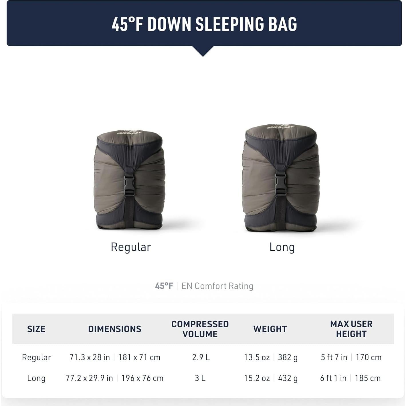 Saco de dormir plumas Sea to Summit Spark 15°C para mujeres