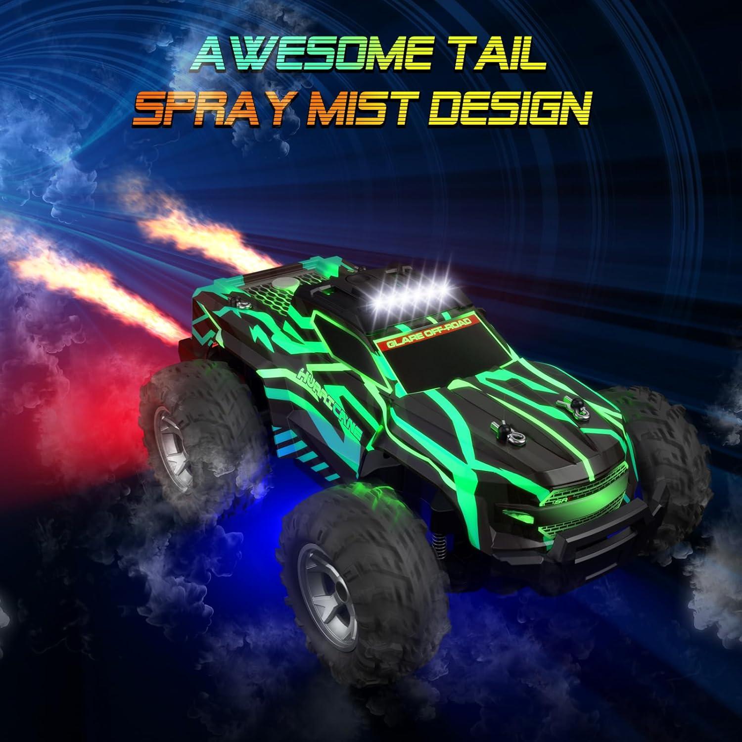 Coche RC Todo Terreno Resosese 2023 Verde 25Km/h LED