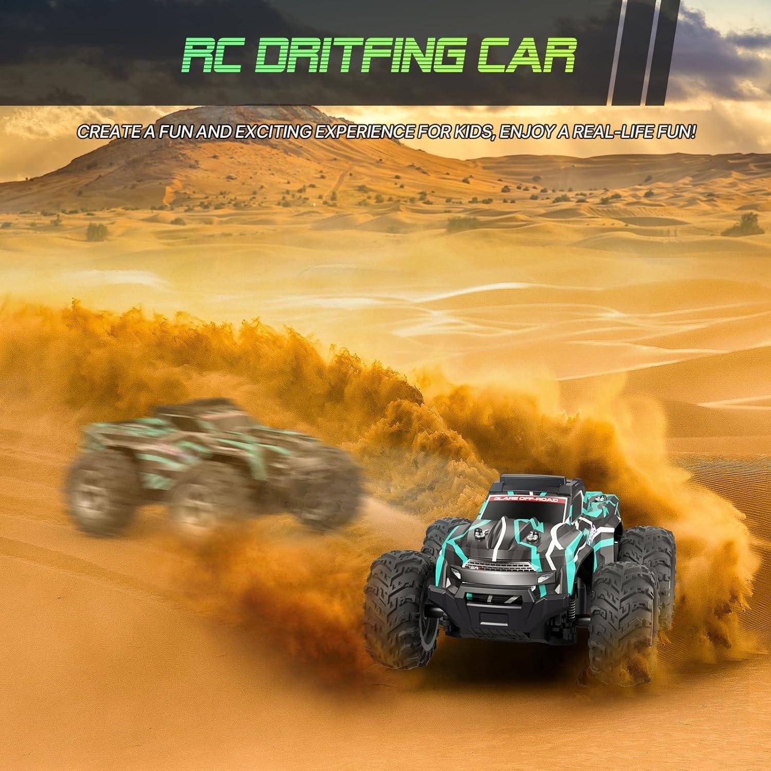 Coche RC Todo Terreno Resosese 2023 Verde 25Km/h LED