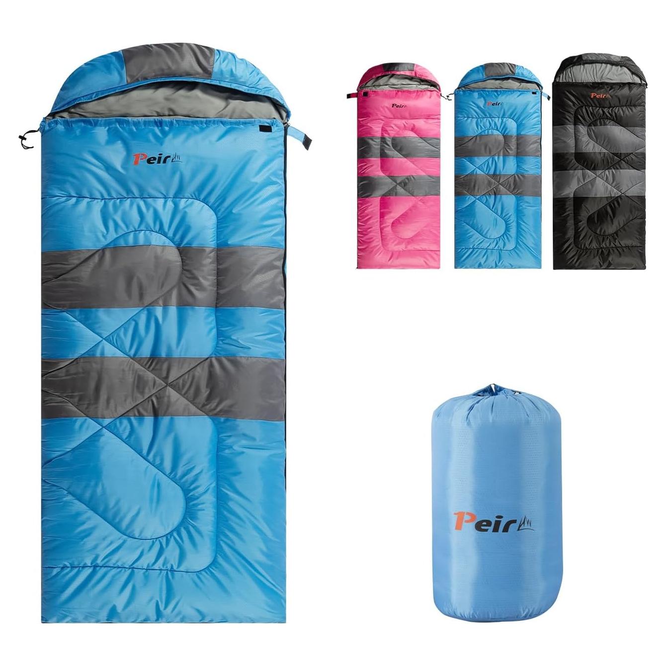 Saco de Dormir Peirhw 3 Estaciones Adulto Impermeable Azul