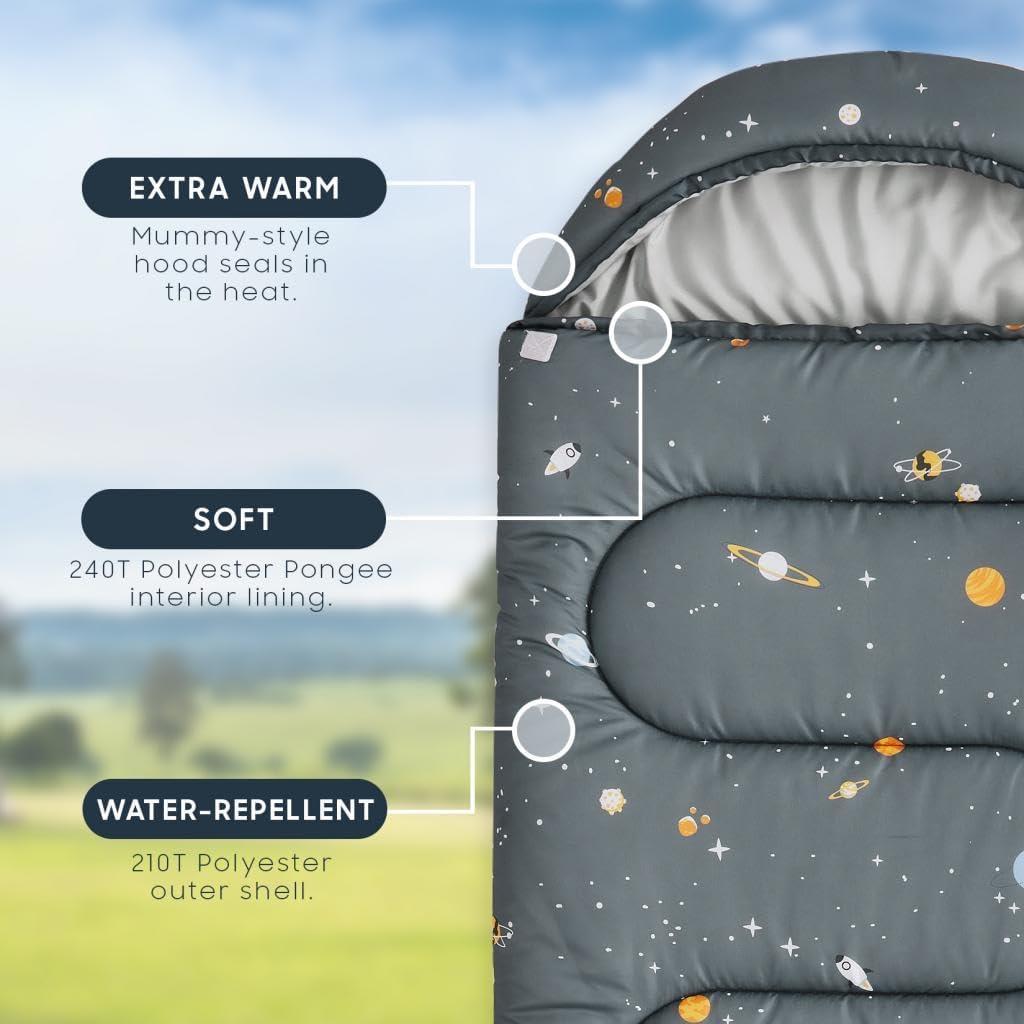 Saco de Dormir para Niños Despertar En Nubes 155x66 cm 3 Temporadas