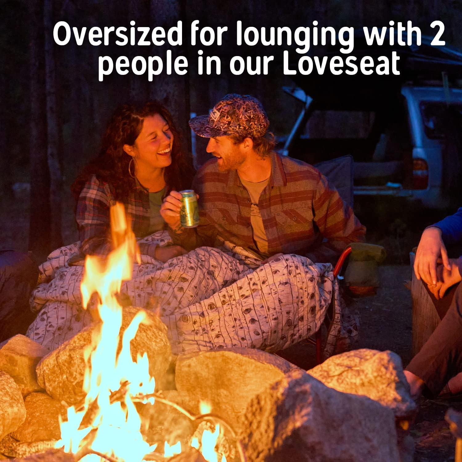 Manta Aislante Grande Kelty Biggie para 2 Personas - Azul Tormentoso