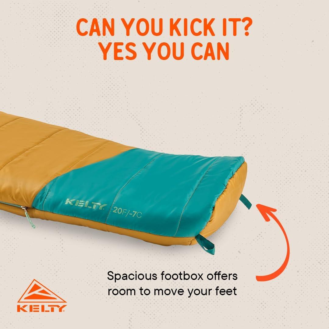 Saco de Dormir Juvenil Kelty Mistral 20°C Woodthrush