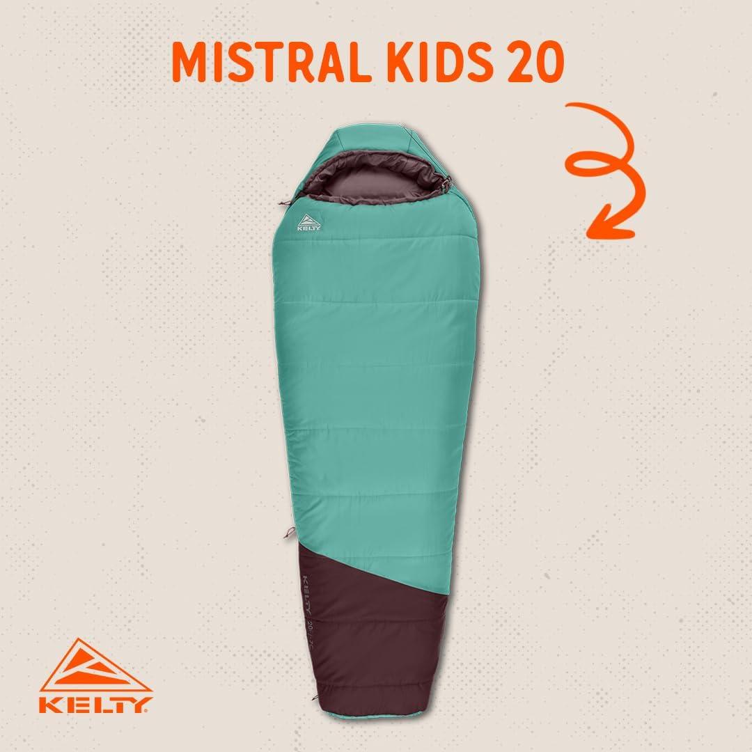 Saco de Dormir Kelty Mistral Niños 20°C Malachite 1 Persona