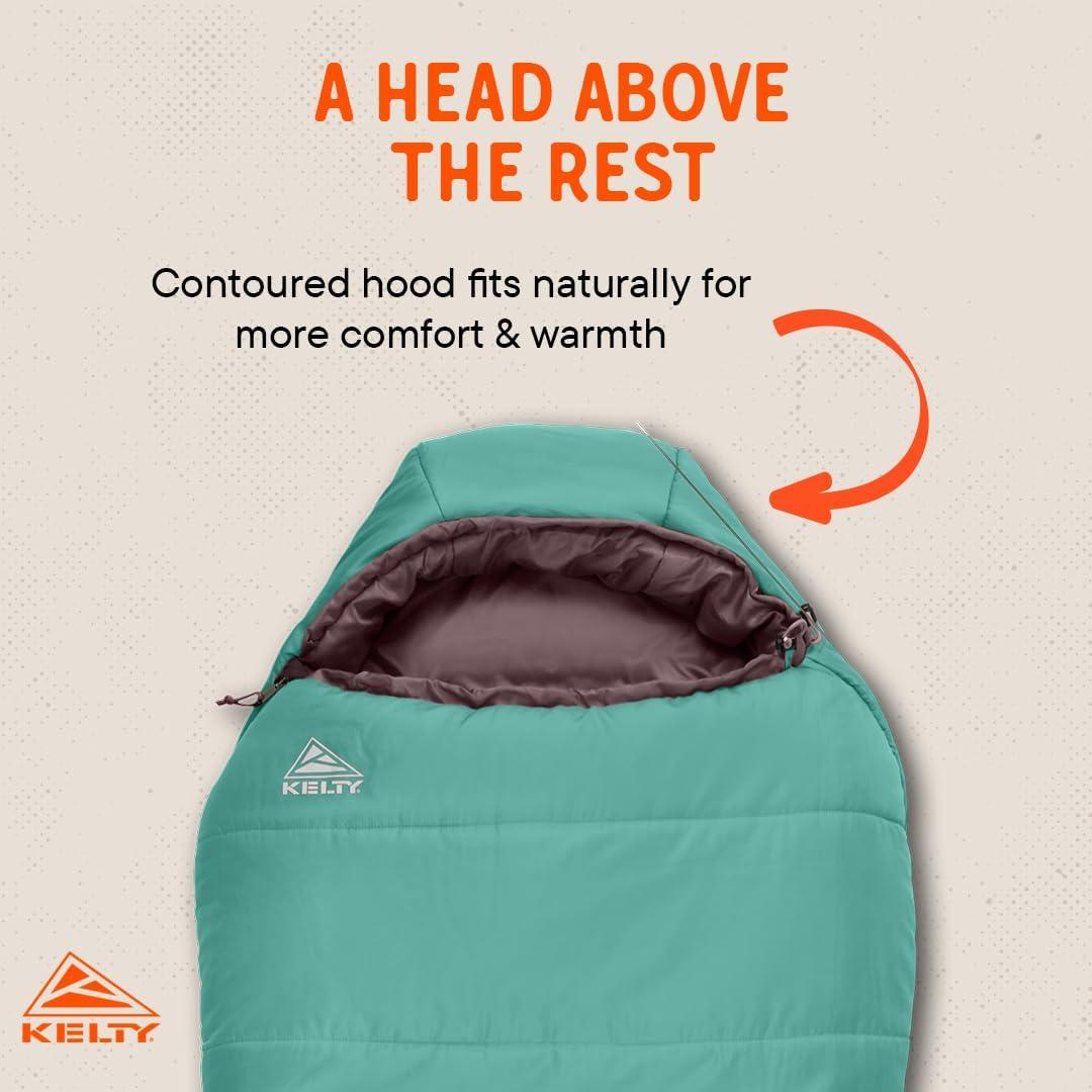 Saco de Dormir Kelty Mistral Niños 20°C Malachite 1 Persona