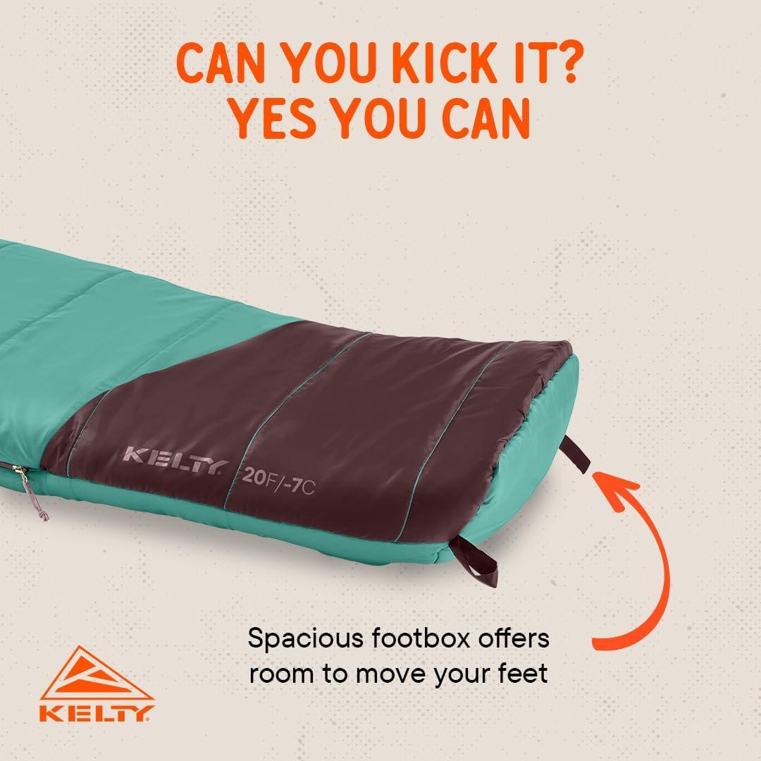 Saco de Dormir Kelty Mistral Niños 20°C Malachite 1 Persona