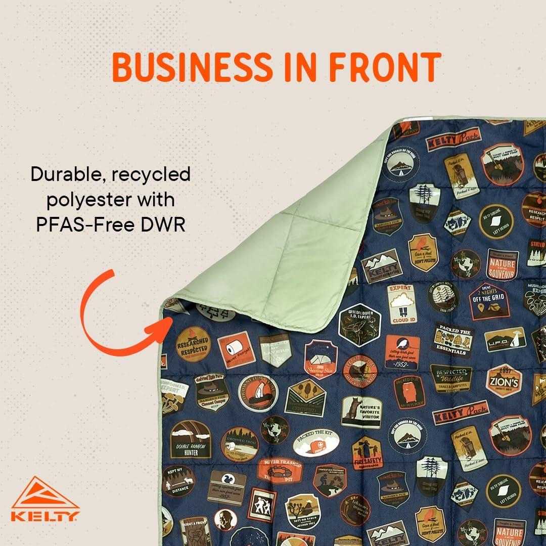 Kelty | Bestie Blanket Patches - Fun and Functional Large 1P Blanket - Twin
