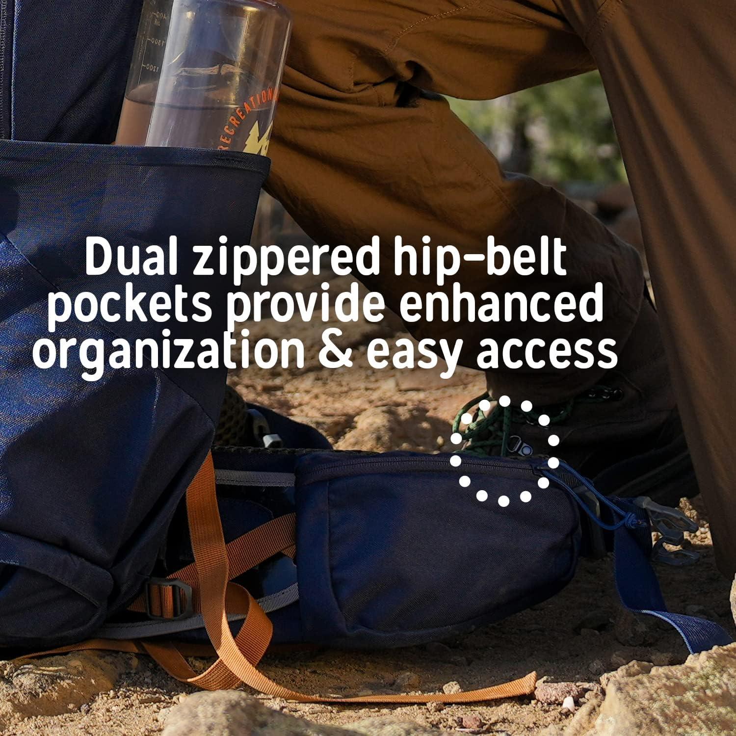 Mochila de Senderismo Kelty Glendale 105L Azul Pageant