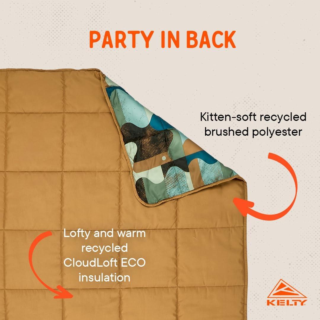 Manta Bestie Geo Natural Kelty - Grande, Ligera y Acogedora