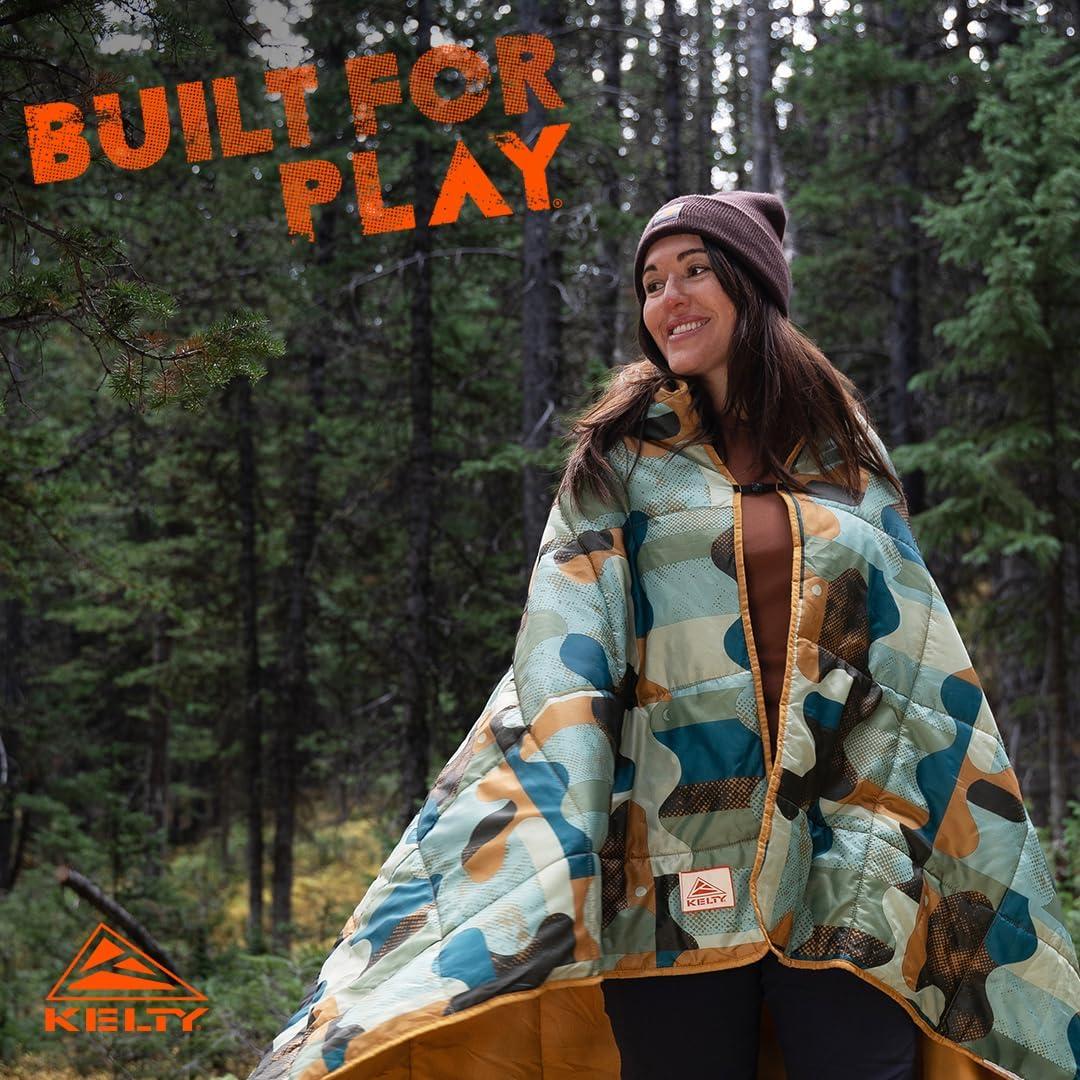 Manta Bestie Geo Natural Kelty - Grande, Ligera y Acogedora