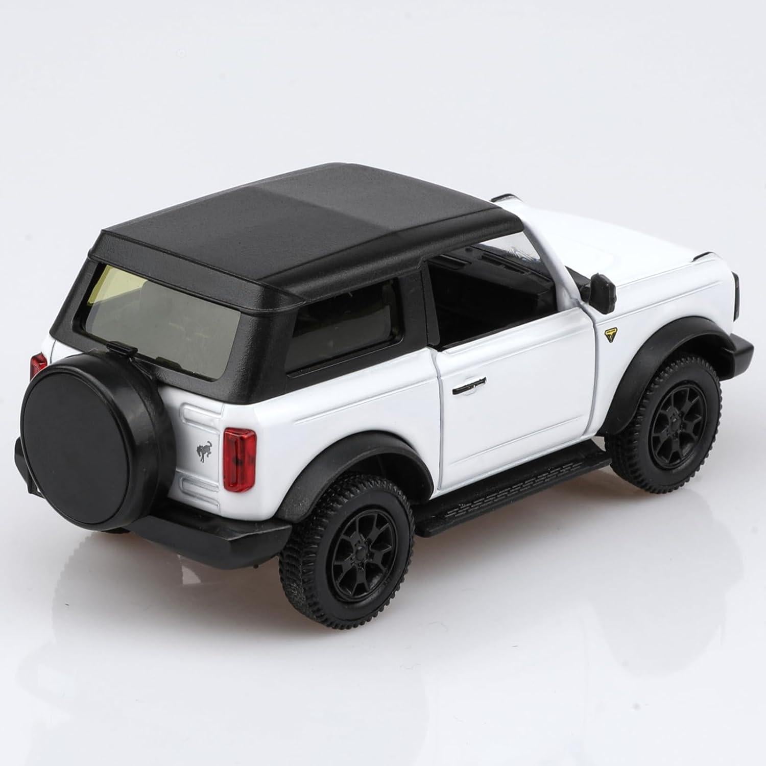 Coche de metal Ford Bronco 2dr a escala 1/36 - Juguete retroceso