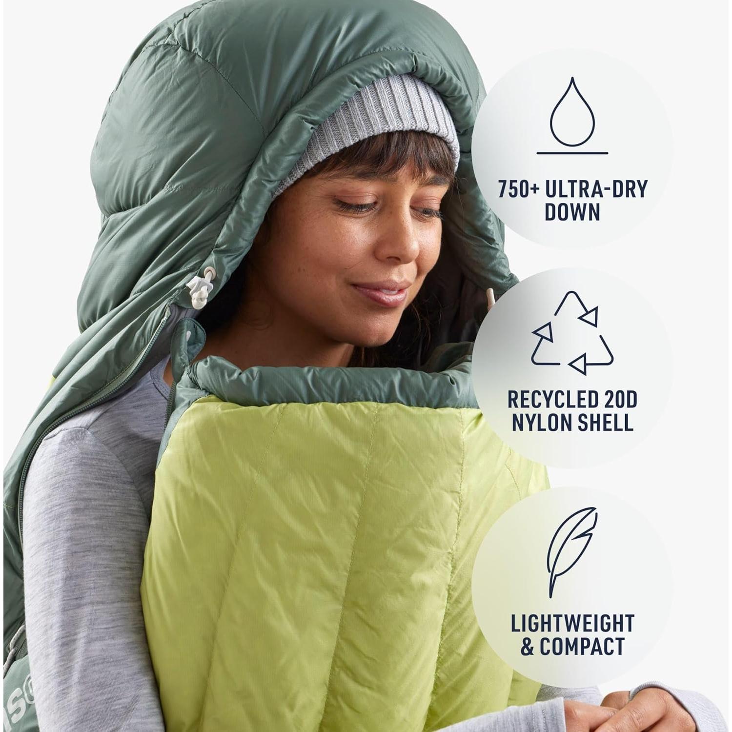 Saco de dormir de plumas para mujer Sea to Summit Ascent 15°C