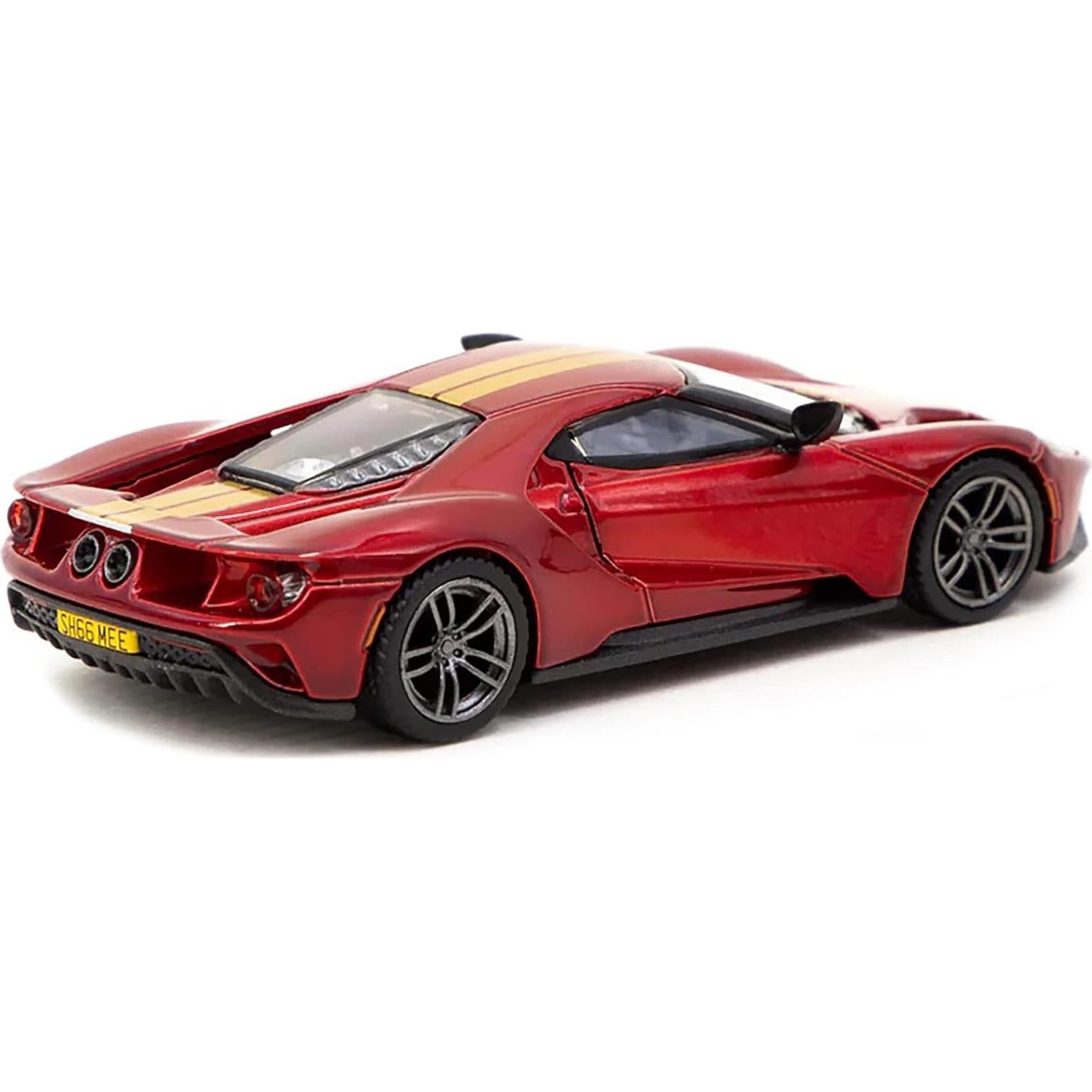 Coche de metal Ford GT Rojo 1/64 True Scale Miniatures