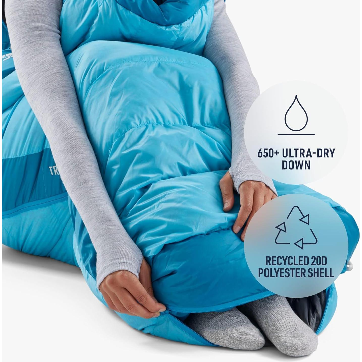 Saco de dormir de plumas Sea to Summit Trek 15°C Largo