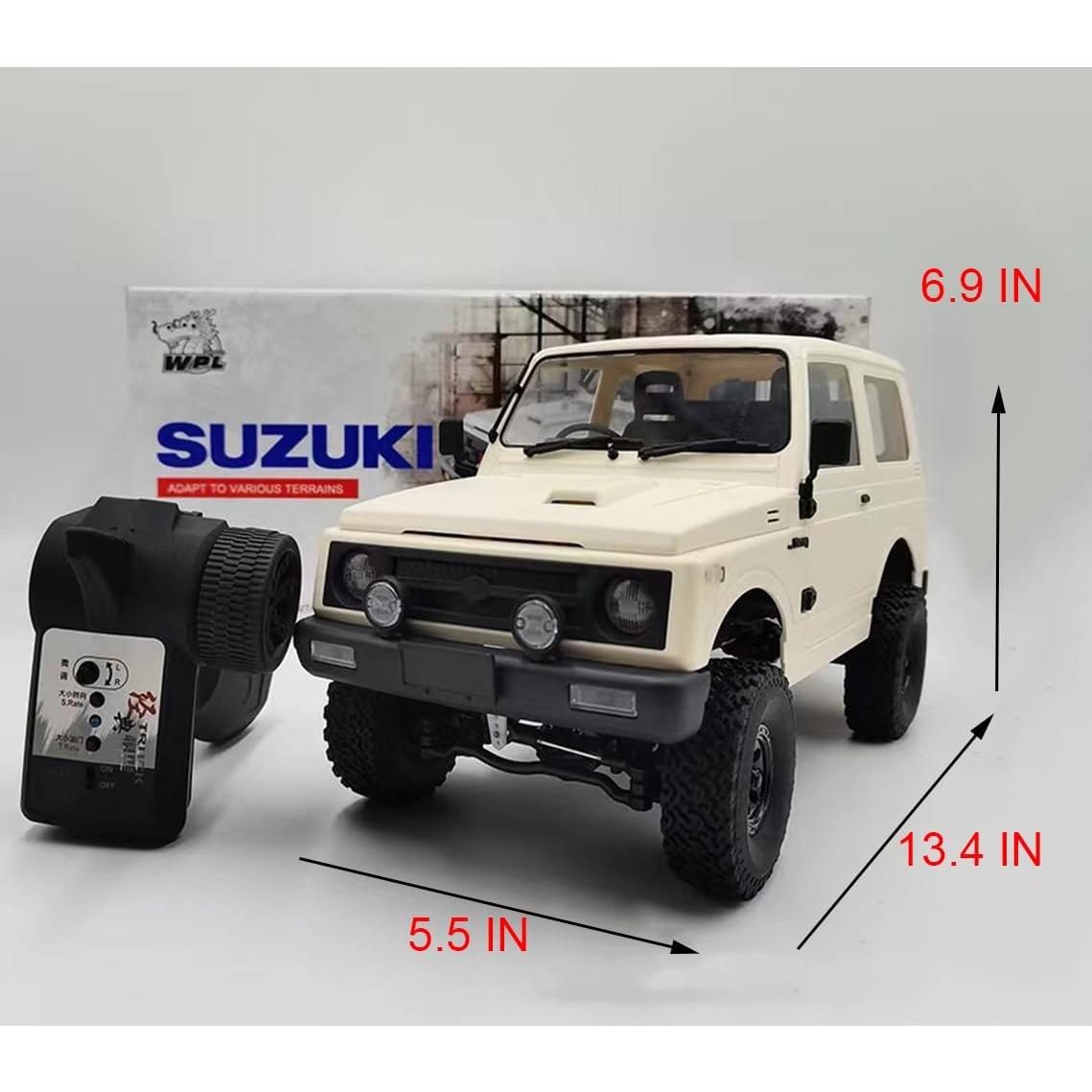 Camión RC WPL C74 1/10 4x4 Off Road con Motor 370