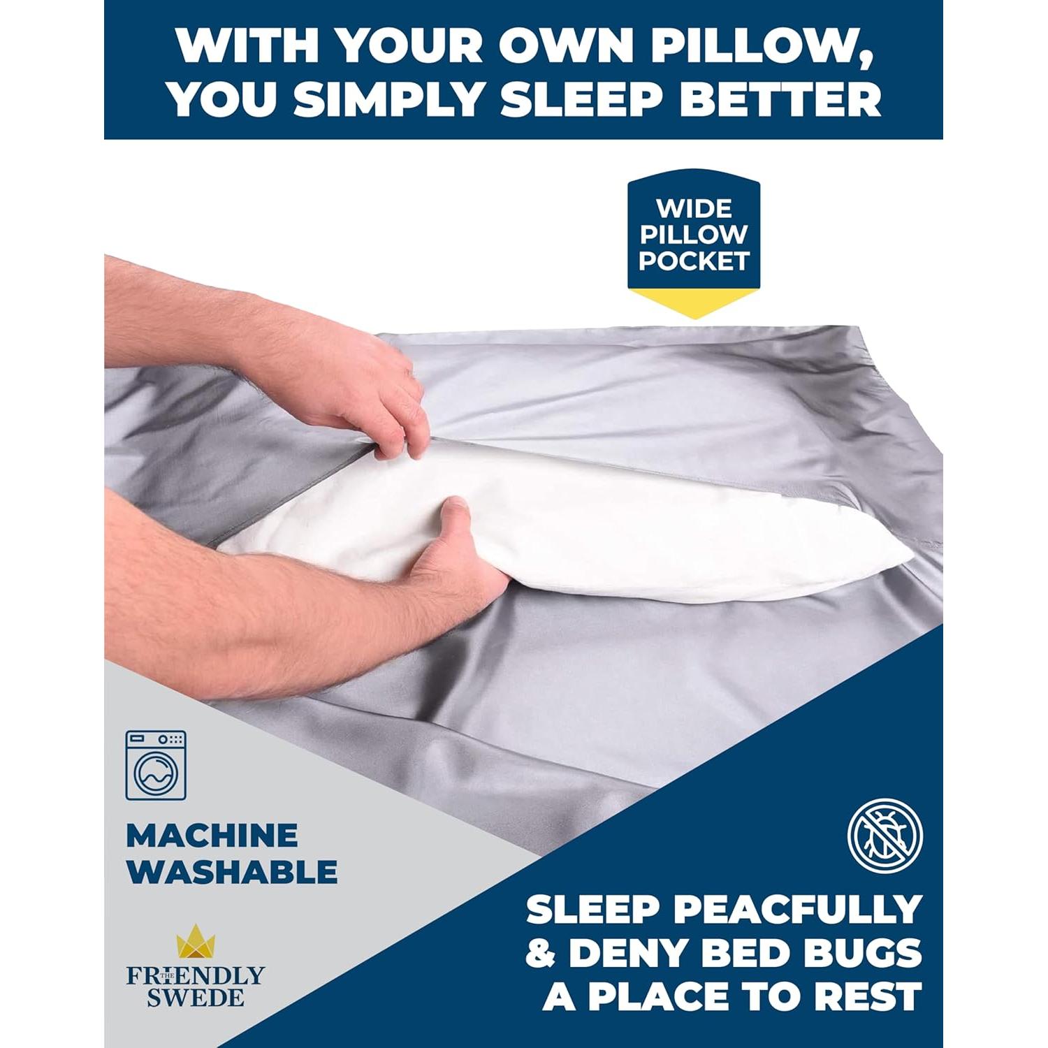 Saco de Dormir The Friendly Swede 100% Poliéster 105x220cm