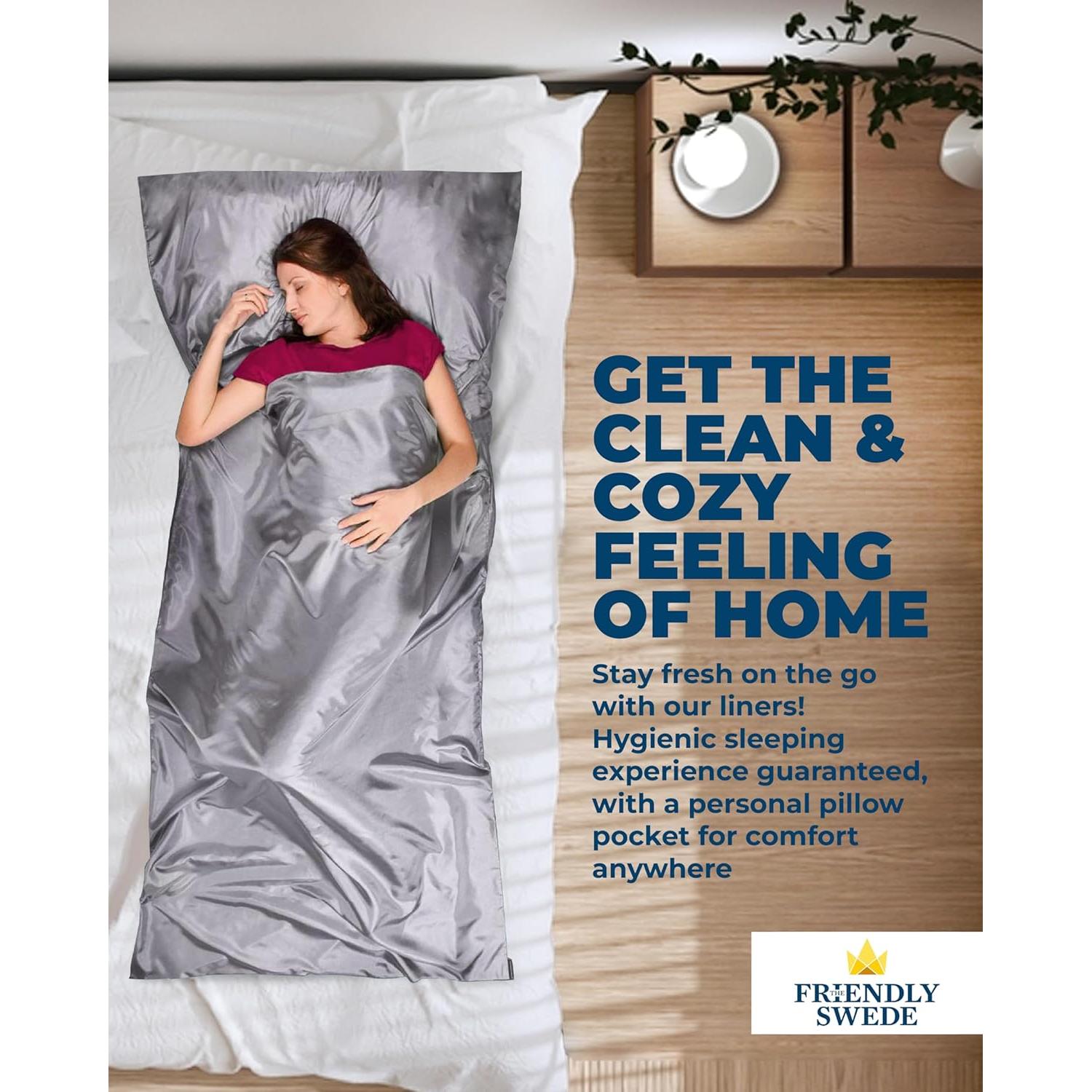 Saco de Dormir The Friendly Swede 100% Poliéster 105x220cm