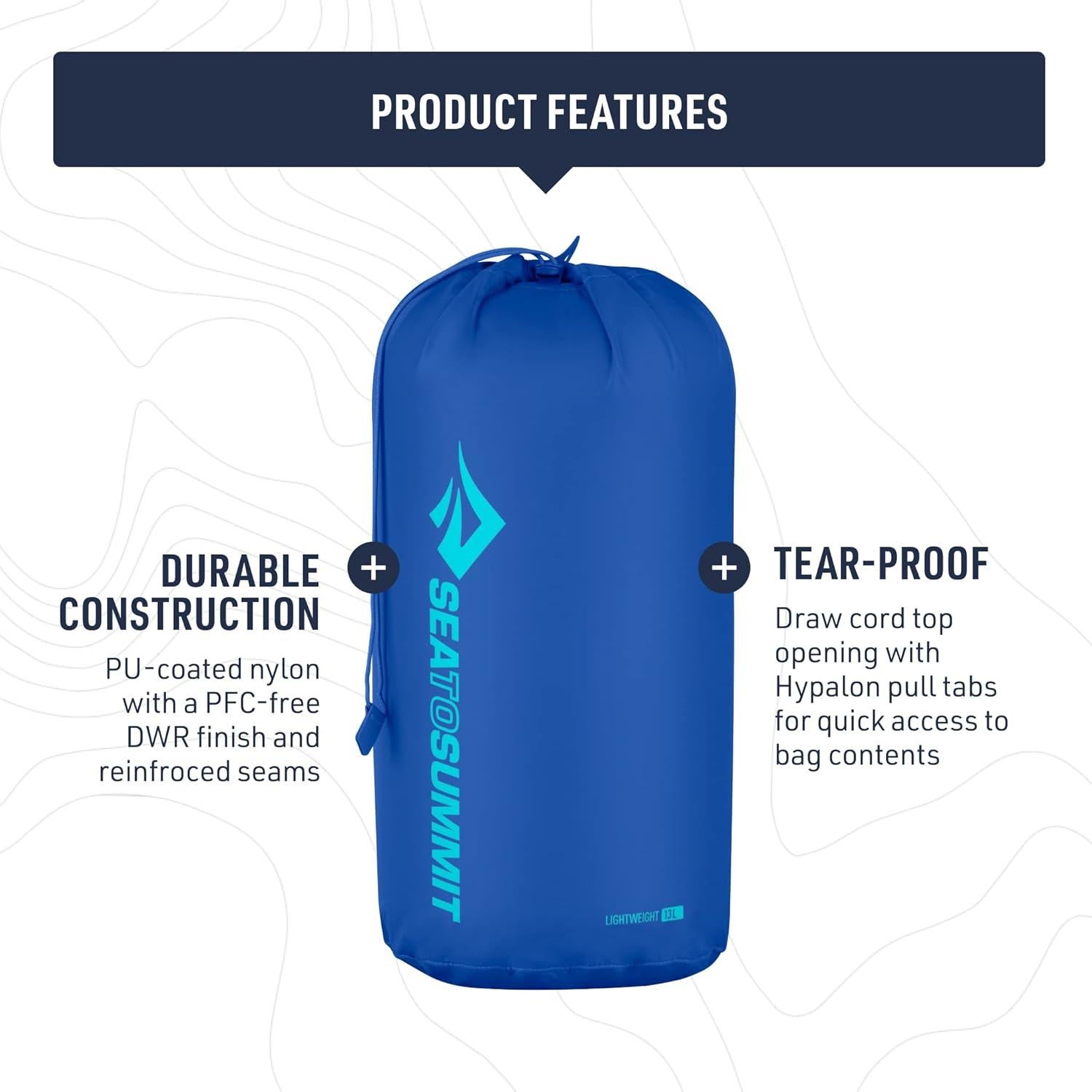 Juego de Sacos de Compresión Livianos Sea to Summit 5-8-13L