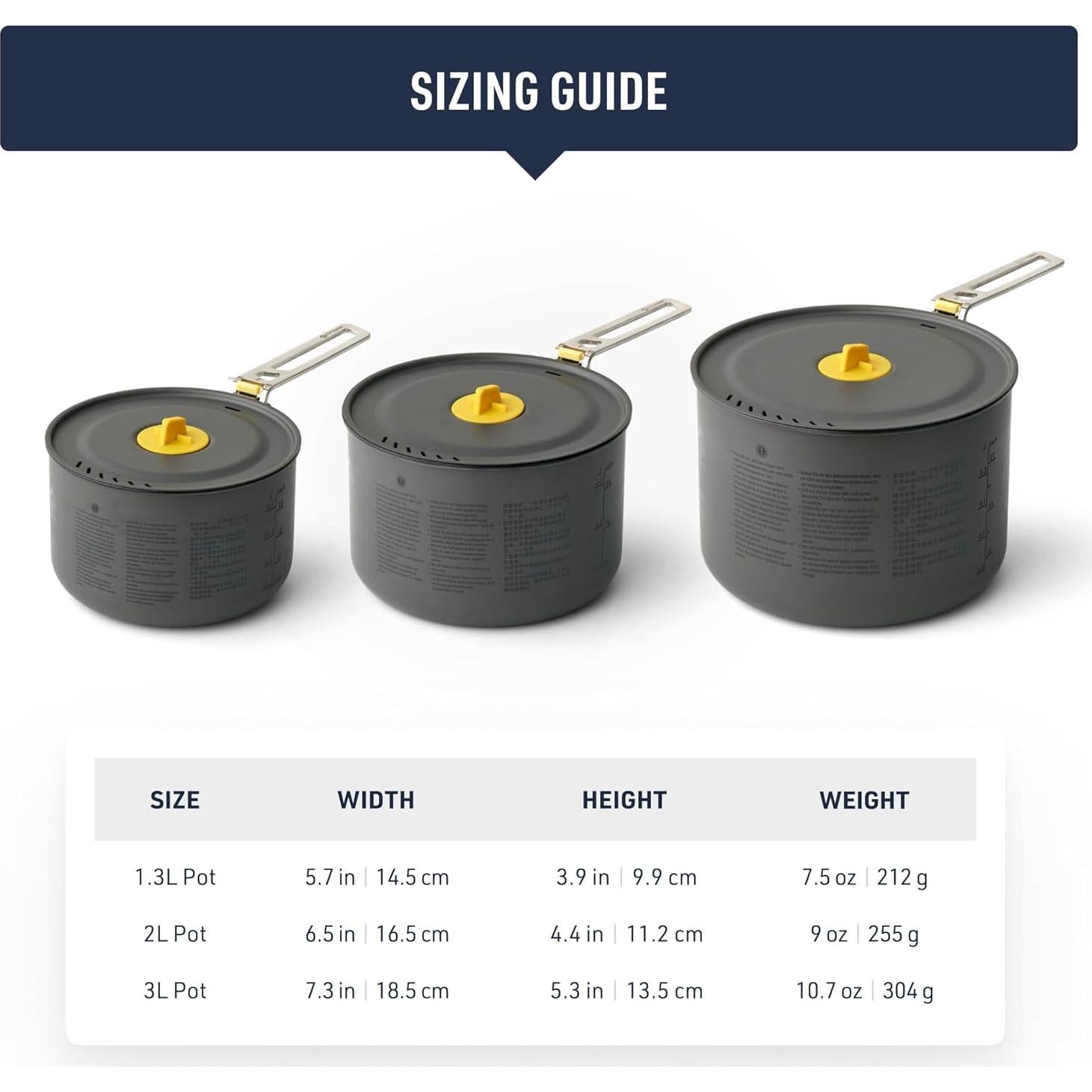 Olla de Cocina Ultraligera 3L Sea to Summit Aluminio Anodizado