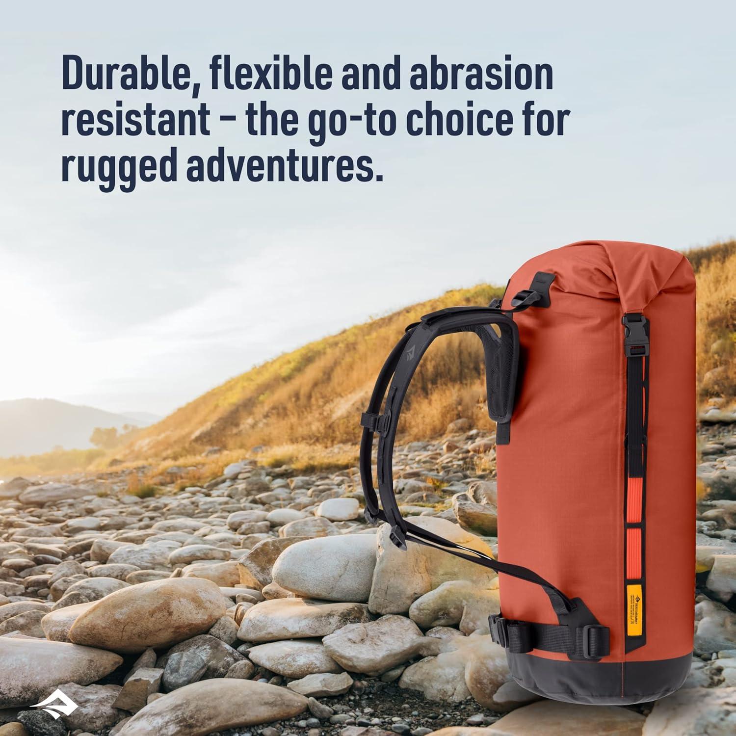 Mochila Impermeable Sea to Summit Big River 75L Rojo