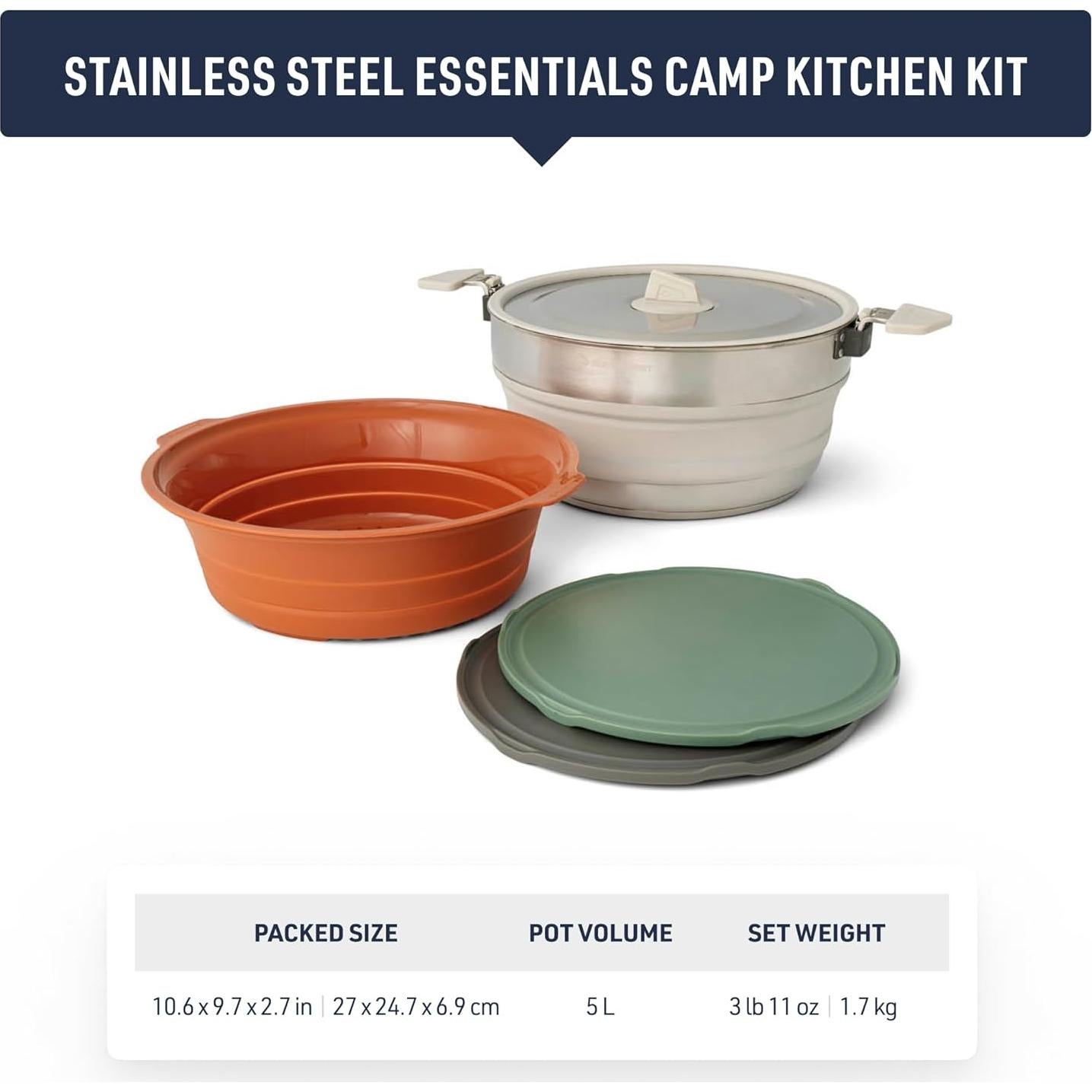 Kit de Cocina de Campamento Sea to Summit 5L Plegable