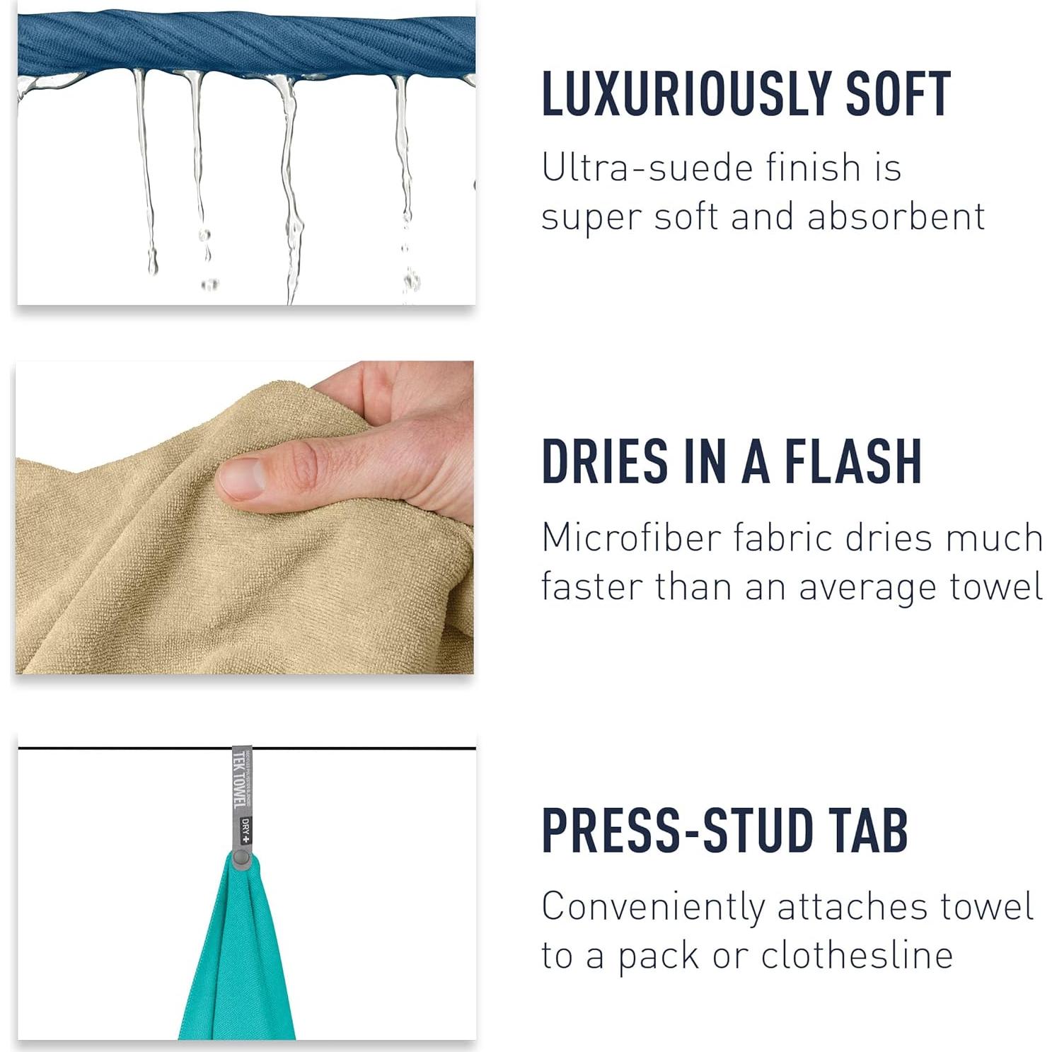 Toalla de Playa Sea to Summit Tek X-Grande Verde Salvia 76x150cm