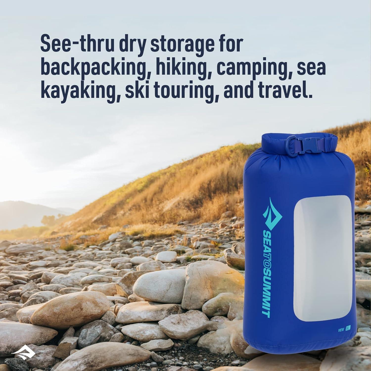 Bolsa Secadora Ligera Sea to Summit 8L Transparente Impermeable