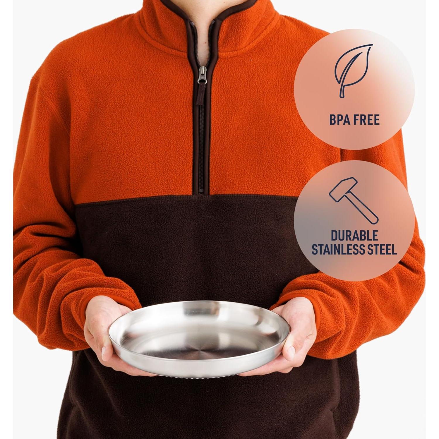 Plato de Campamento Sea to Summit Acero Inoxidable 1000ml Verde