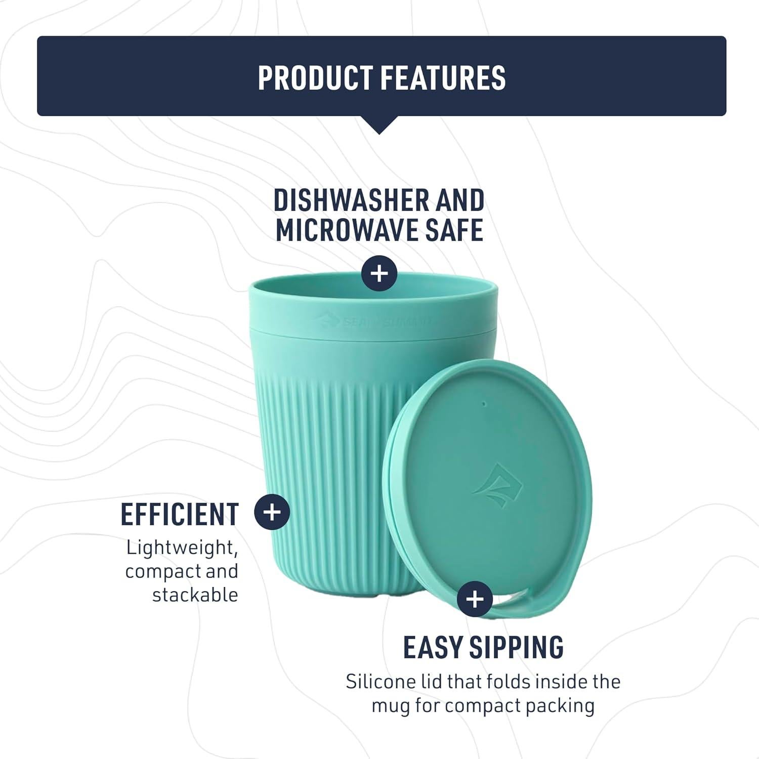 Taza de Campamento Aislada Sea to Summit Passage 475ml Azul