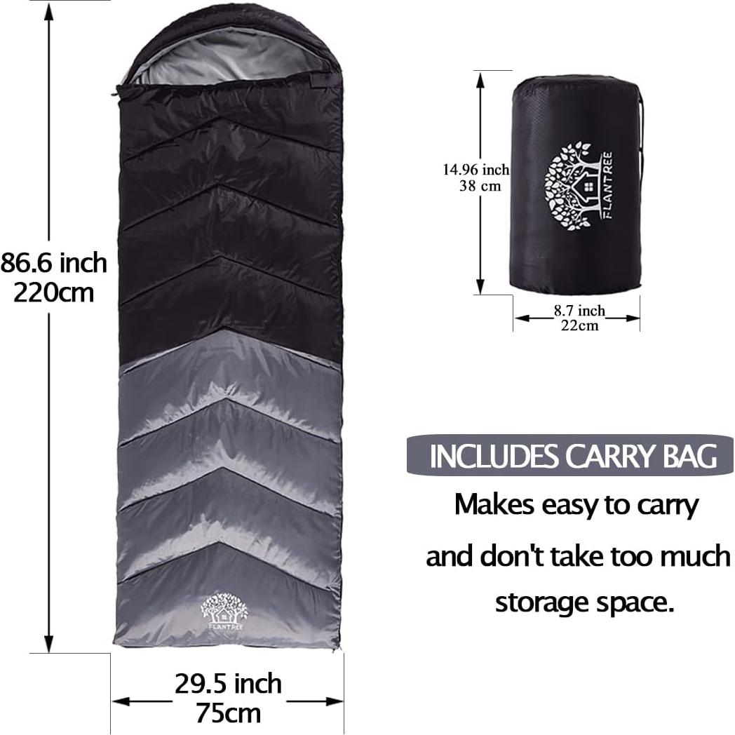 Saco de dormir Flantree FT-SleepingBags01 4 estaciones 1 persona