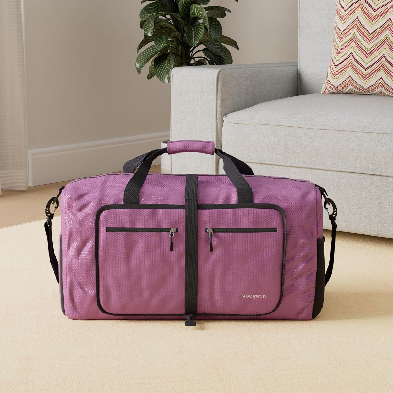 Bolsa de Viaje Woogwin Grande Plegable Impermeable 63.5x43.2cm