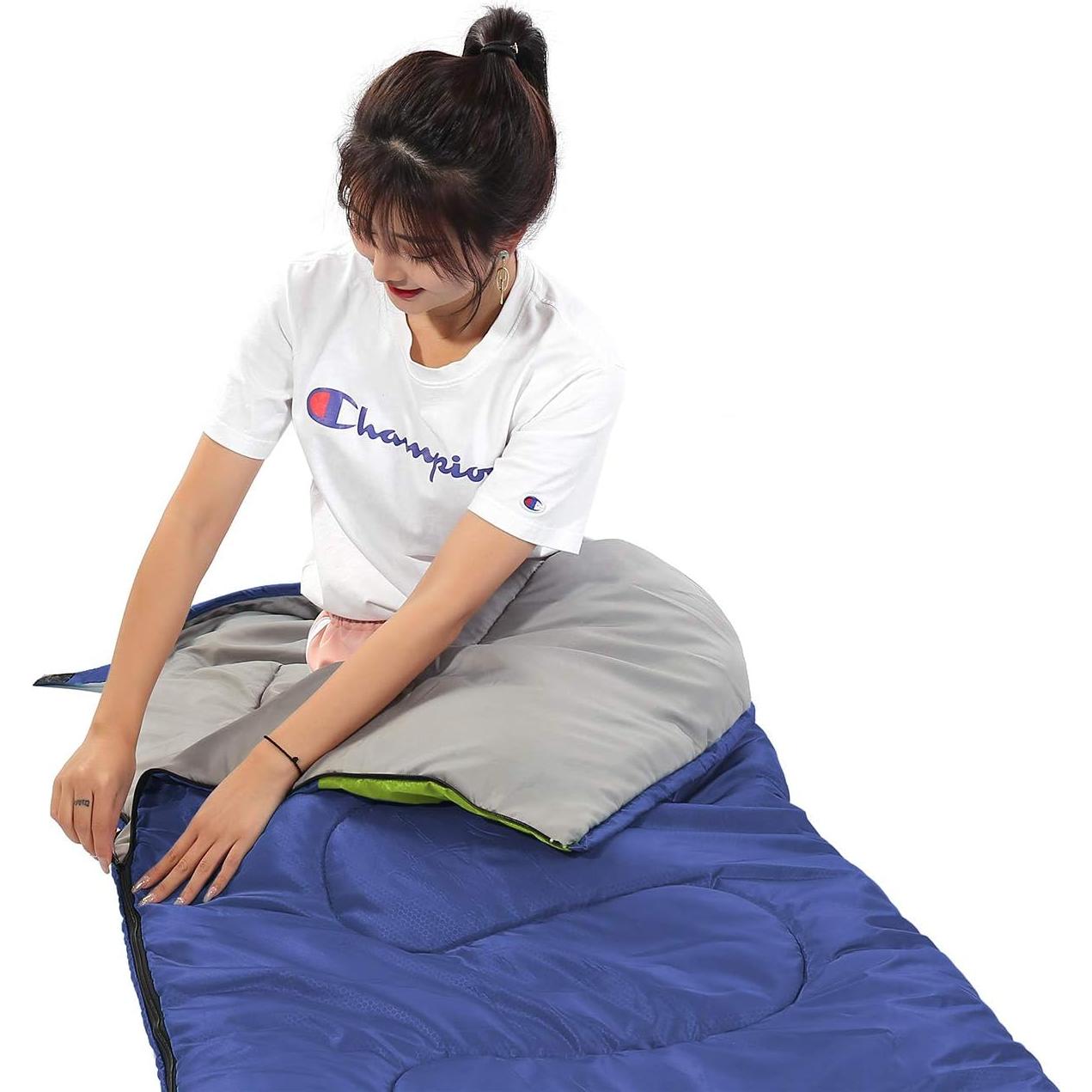 Saco de Dormir SWTMMERRY 3 Temporadas Ligero Impermeable