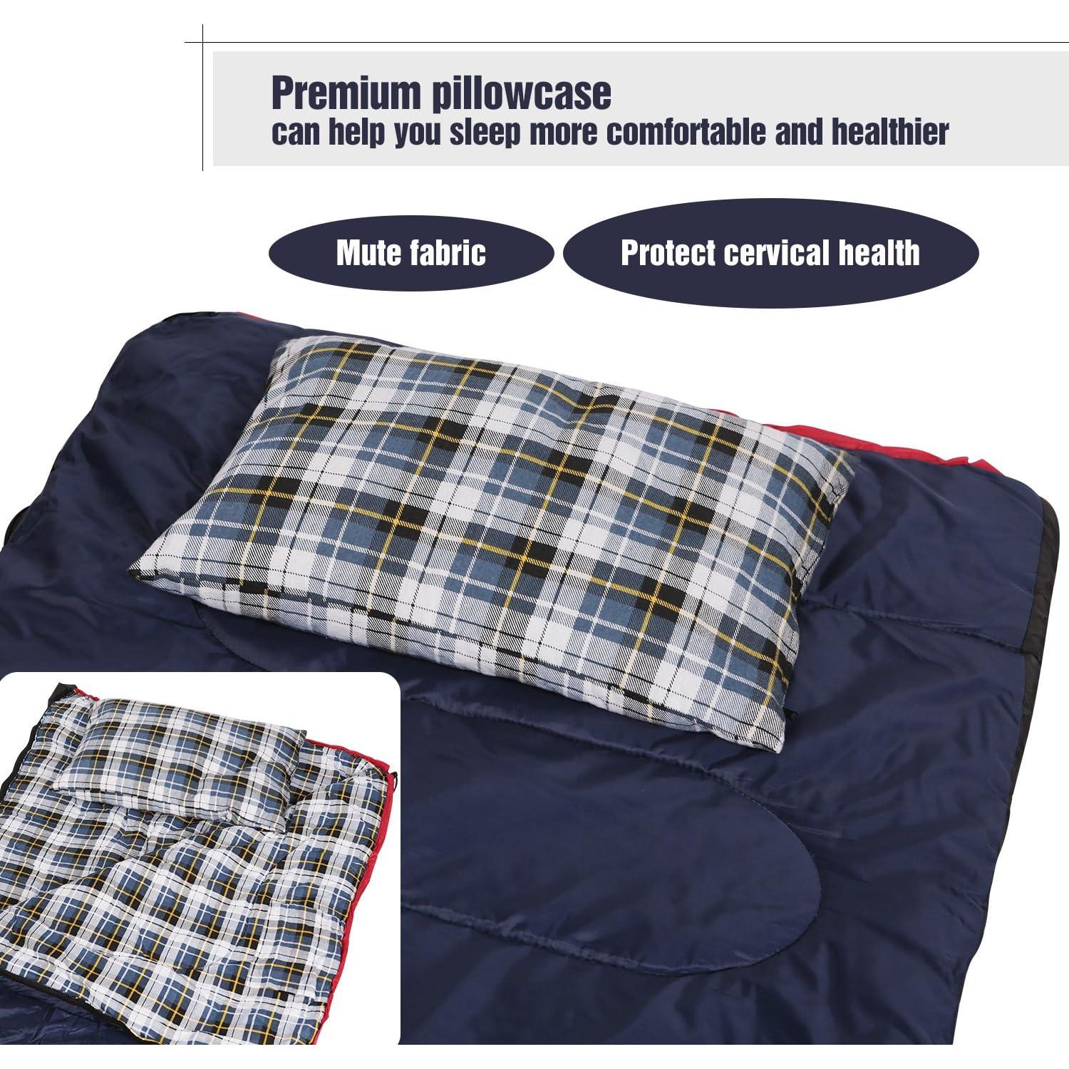 Almohada de Camping REDCAMP rc16031 Ligera 320g Azul y Gris