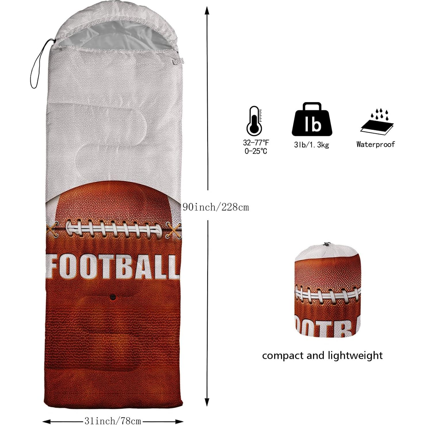 Saco de Dormir BSNTHO 3 Temporadas 79x229cm Impermeable